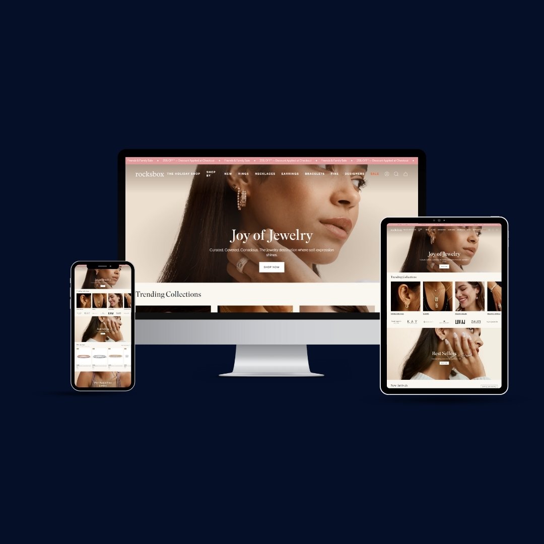 Rocks Box website design by PBS Digitals