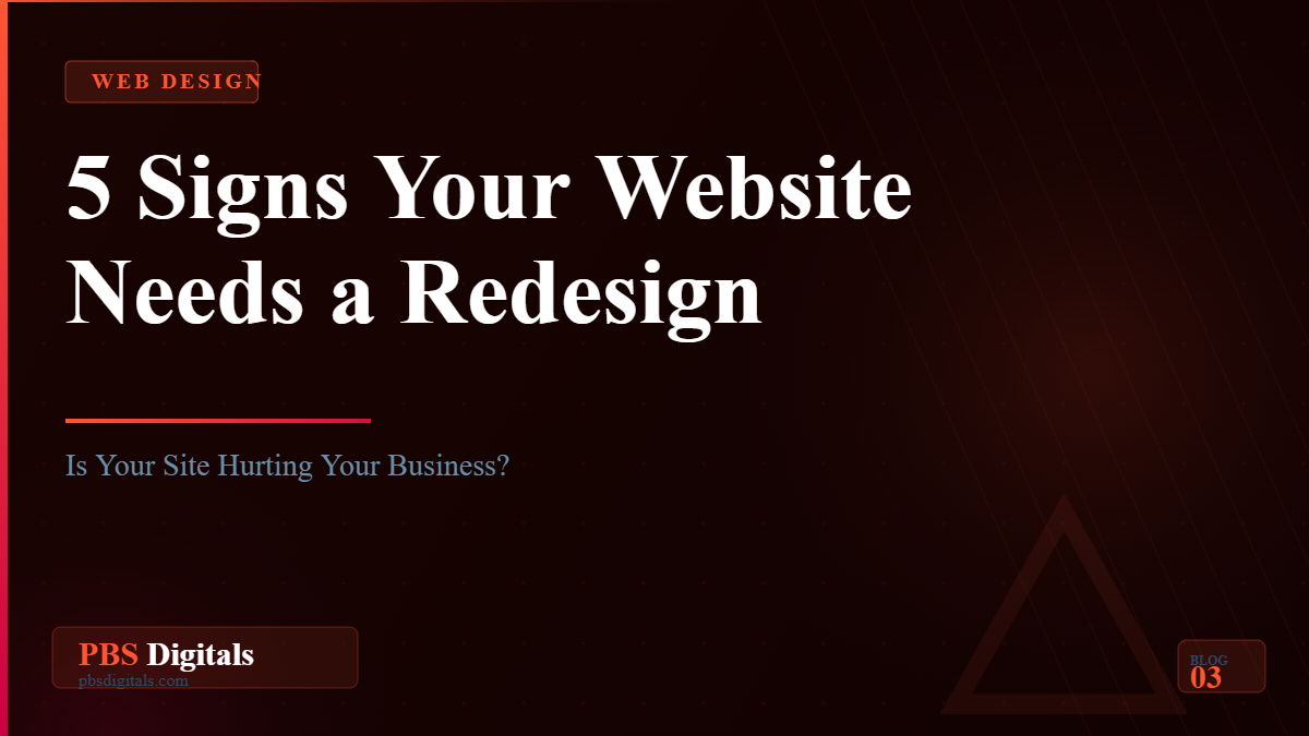 Website Redesign Guide 2025 — PBS Digitals Blog