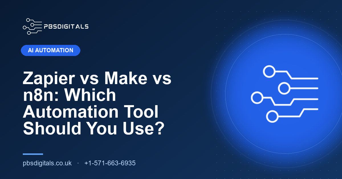 Zapier vs Make vs n8n: Which Automation Tool Should You Use? — PBS Digitals
